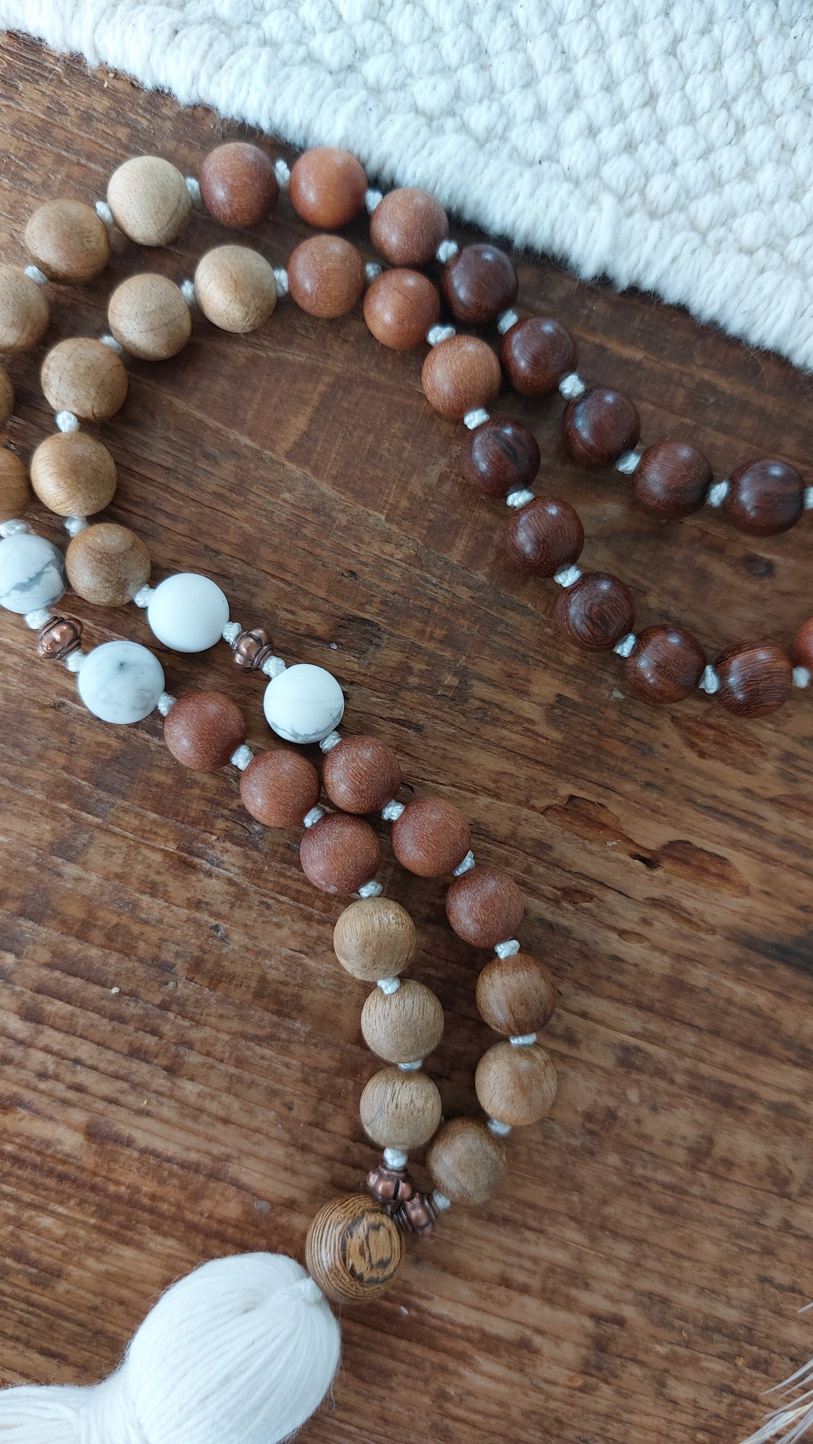 Wooden bead mala 1