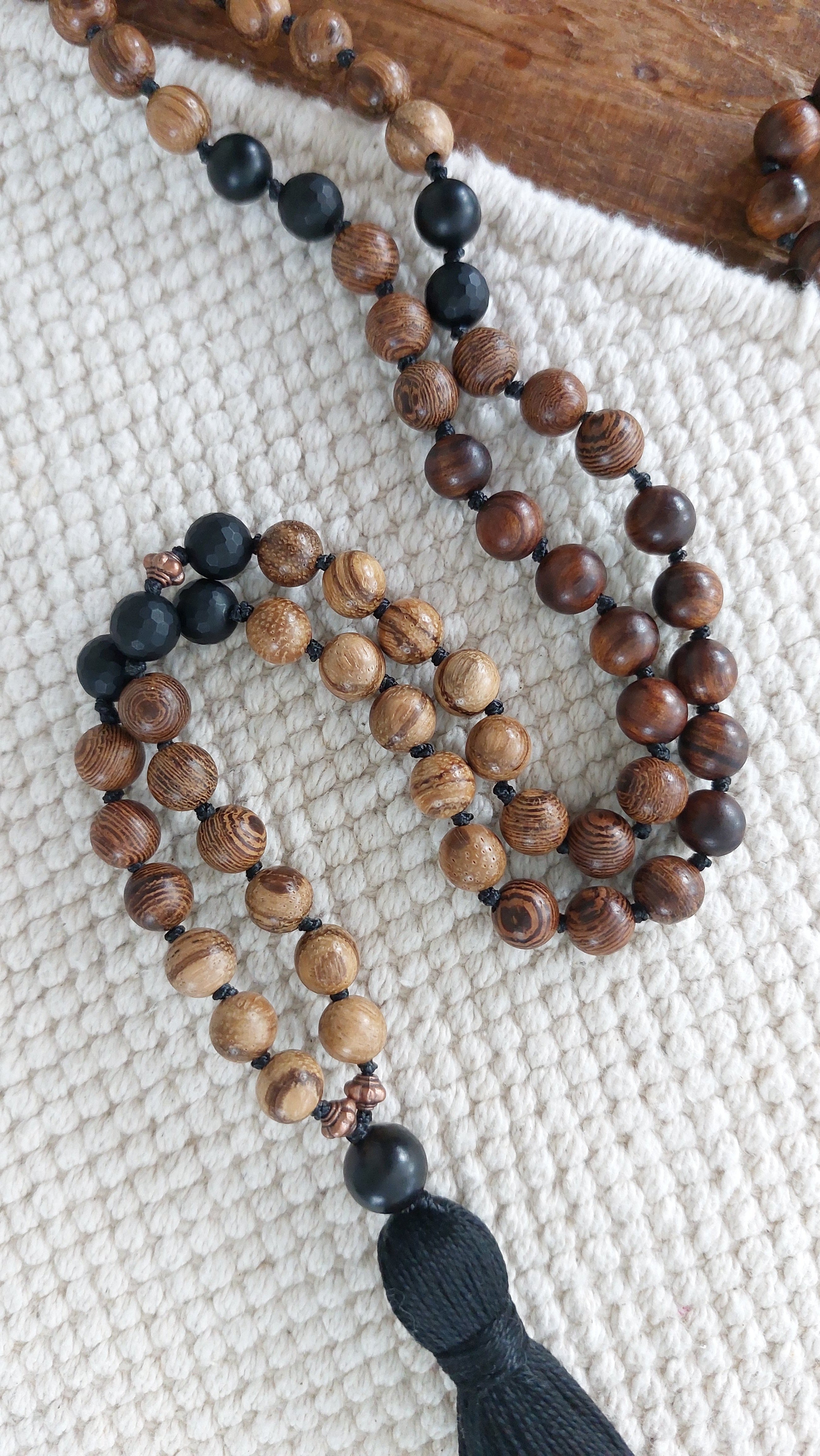 Wooden bead mala 3