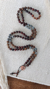 Wooden bead mala 5