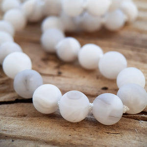 Rebalance 108 Knotted Meditation Mala With Cotton Tassel 